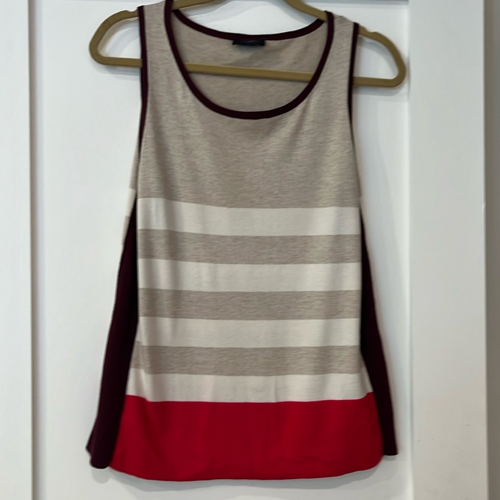 2 Piece Color Block Designer Sweater Set - image 1